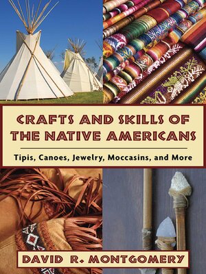 cover image of Crafts and Skills of the Native Americans: Tipis, Canoes, Jewelry, Moccasins, and More